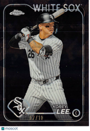 2024 Topps Chrome Sapphire Korey Lee Black /10 #USCS244 Chicago White Sox
