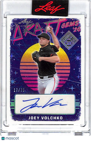 2026 Leaf Draft Gems Seasons in the Sun Joey Volchko /75 Rookie Auto #DG-JV1