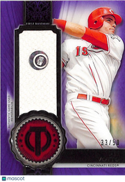 2017 Topps Tribute Joey Votto Purple /50 Relic Patch #SOA-JV Cincinnati Reds