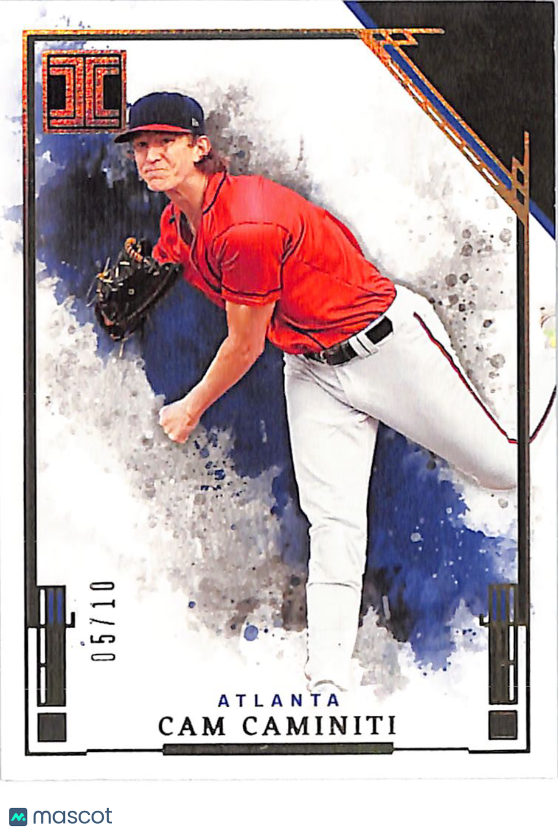 2025 Panini Impeccable Baseball Cam Caminiti Gold /10 Rookie #83 Atlanta Braves