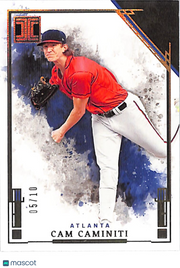 2025 Panini Impeccable Baseball Cam Caminiti Gold /10 Rookie #83 Atlanta Braves
