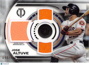 2019 Topps Tribute Jose Altuve /150 Triple Relic Memorabilia #TTR-JA Astros
