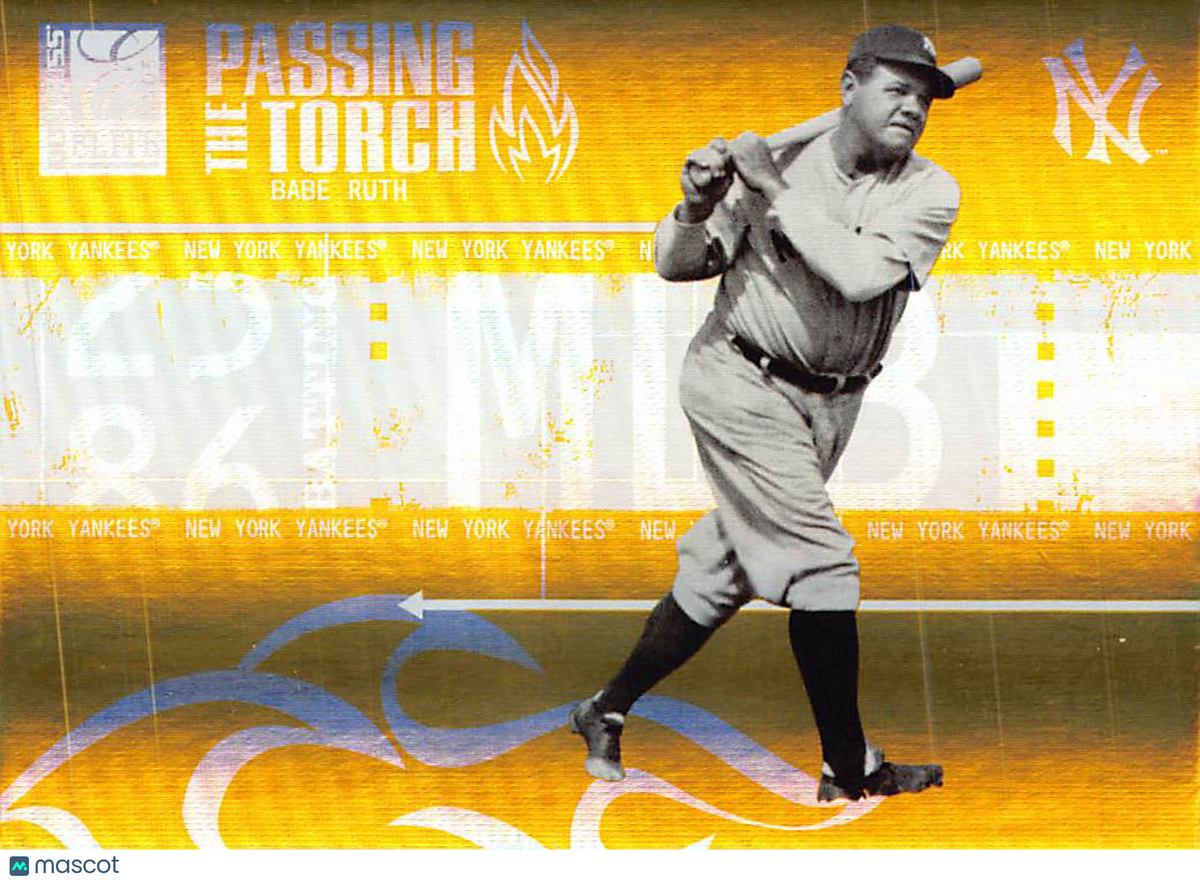 2005 Donruss Elite Passing the Torch Babe Ruth /100 #PT-5 New York Yankees