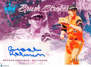 2022 Panini Diamond Kings Brooks Robinson Brush Strokes Auto /10 #BS-BR Orioles