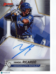 2025 Bowman's Best Yandel Ricardo Rookie Auto Autograph #B25-YR Royals