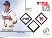 2001 Fleer Legacy Chipper Jones Game-Used Base Atlanta Braves