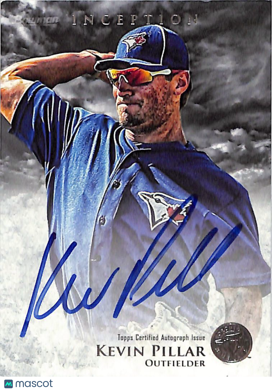 2013 Bowman Inception Kevin Pillar Autograph #PA-KP Toronto Blue Jays
