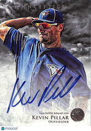 2013 Bowman Inception Kevin Pillar Autograph #PA-KP Toronto Blue Jays