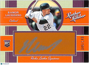 2019 Leather & Lumber Ramon Laureano Rookie Autograph /149 RC #104 Athletics