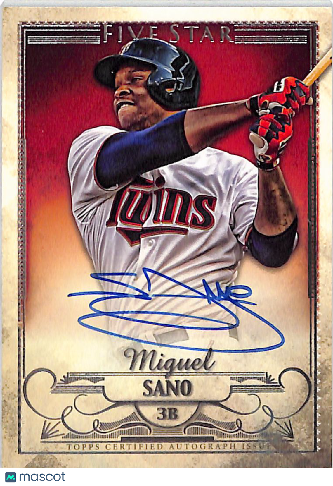 2016 Topps Five Star Miguel Sano Rookie Autograph Rookie #FSA-MSA Twins