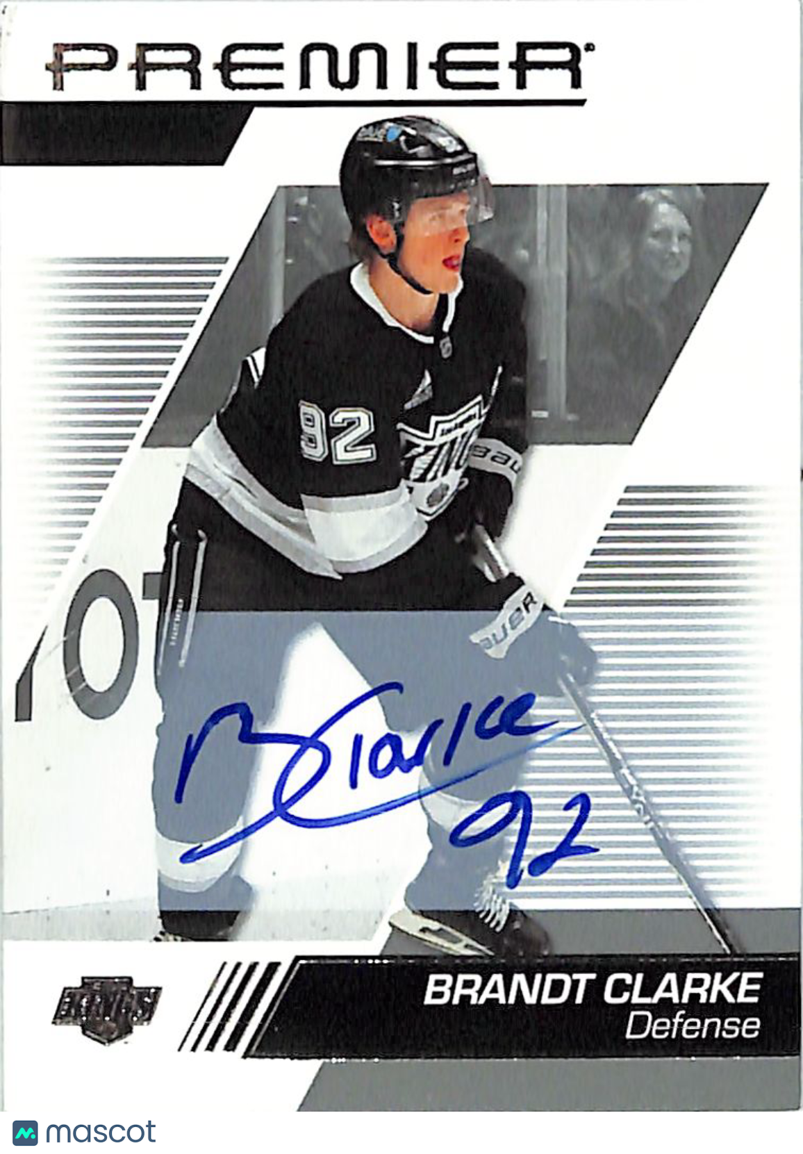 2025-26 Upper Deck Premier Hockey Brandt Clarke Auto Autograph #78 Kings