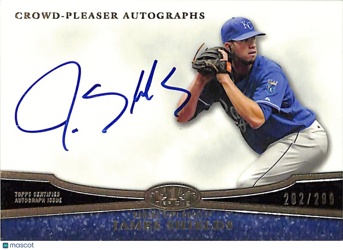 2013 Topps Tier One James Shields Auto Autograph /299 #CPA-JS1 Royals
