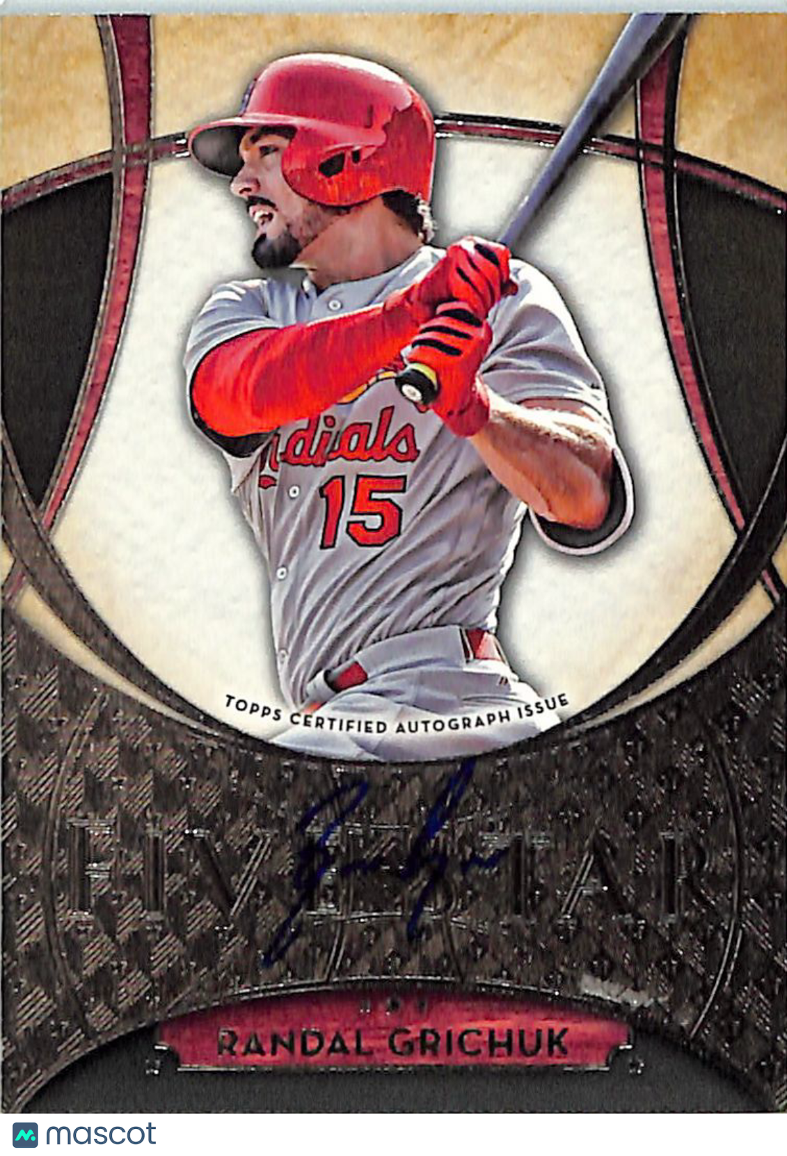 2017 Topps Five Star Randal Grichuk Auto Autograph #FSA-RGR St. Louis Cardinals