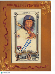 2025 Topps Allen & Ginter Luisangel Acuña Framed Mini Auto RC #MA-LA Mets