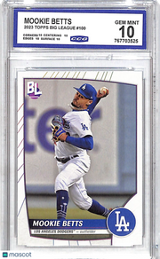 2023 Topps Big League Mookie Betts #100 CCG 10 Los Angeles Dodgers