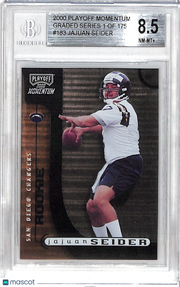 2000 Playoff Momentum JaJuan Seider Graded Series /175 Rookie #183 BGS 8.5 San Diego Chargers
