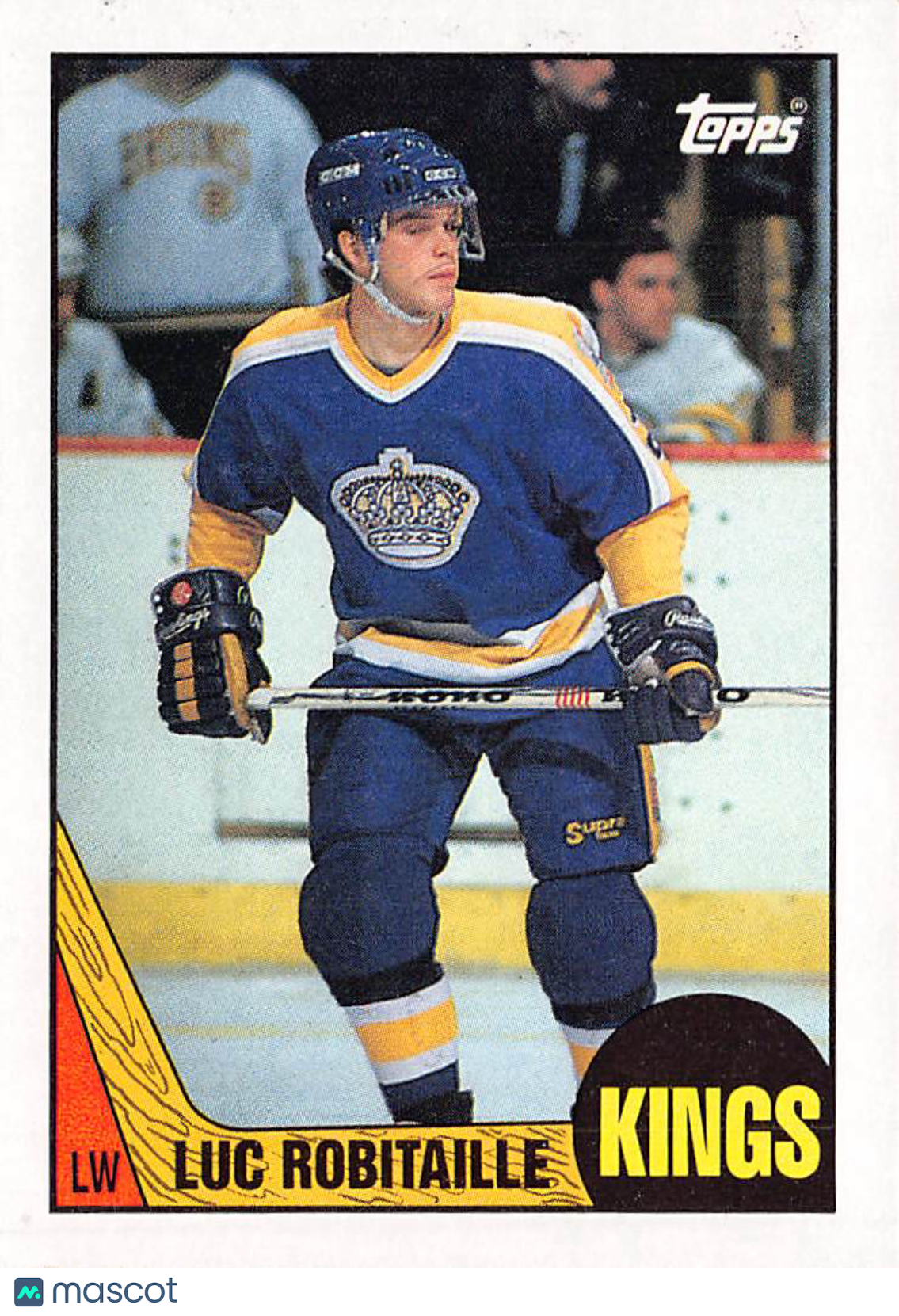 1987-88 Topps Luc Robitaille Rookie #42 Los Angeles Kings