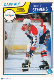 1983-84 O-Pee-Chee Scott Stevens #376 Washington Capitals
