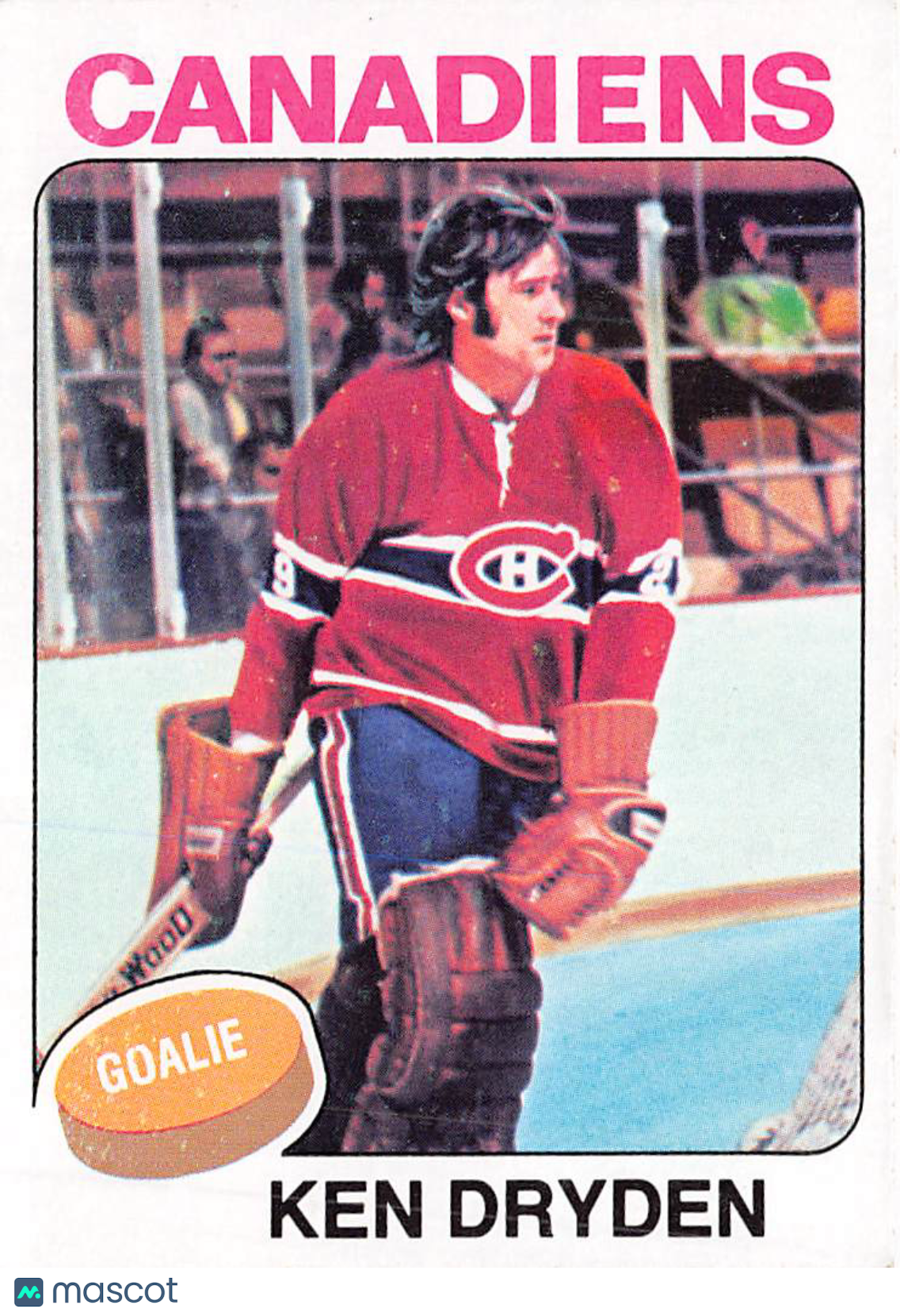 1975-76 Topps Ken Dryden #35 Montreal Canadiens
