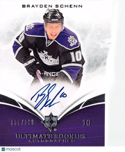 2011 Upper Deck Ultimate Collection Rookies Auto Brayden Schenn /299 #116 Kings