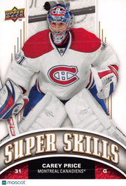200809 Upper Deck Super Skills Carey Price #SS12 Montreal Canadiens