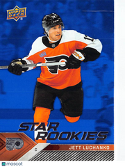 2024-25 Upper Deck NHL Star Rookies Box Set Jett Luchanko Blue #16 Philadelphia Flyers