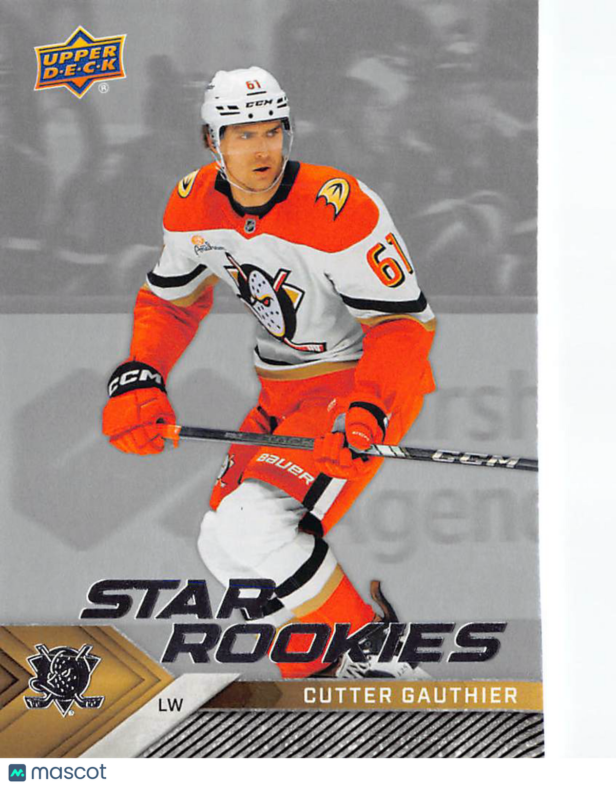 2024-25 Upper Deck Star Rookies Box Set Cutter Gauthier #1 Anaheim Ducks