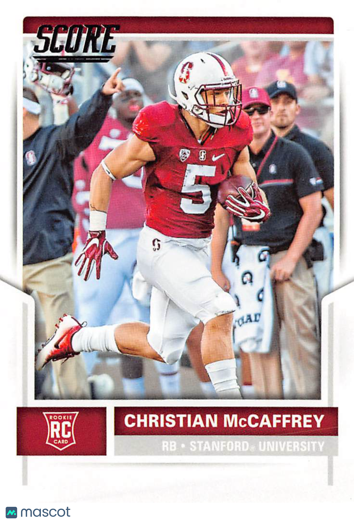 2017 Score Christian McCaffrey Rookie RC #373 Stanford Cardinal
