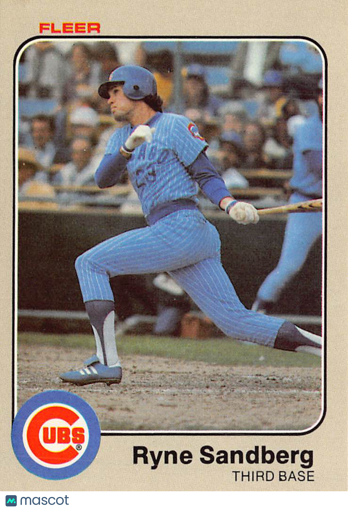 1983 Fleer Ryne Sandberg Rookie #507 Chicago Cubs