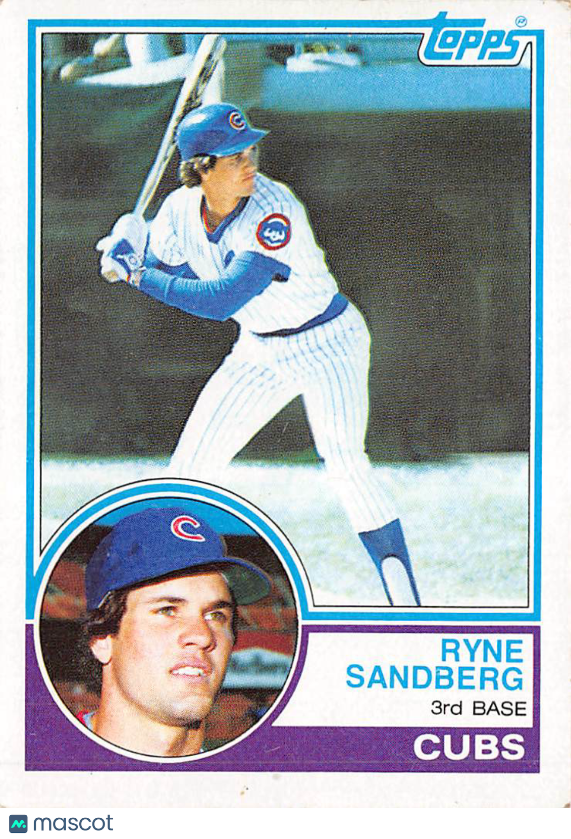 1983 Topps Ryne Sandberg Rookie #83 Chicago Cubs