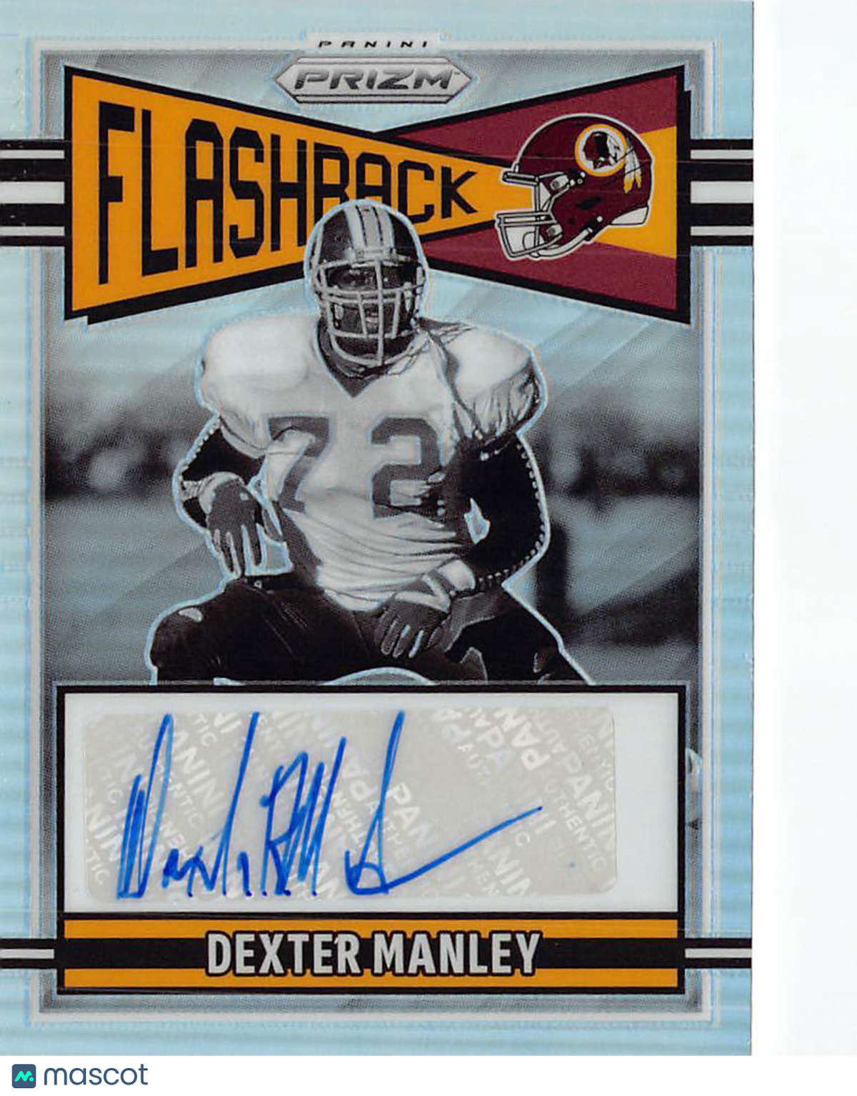 2025 Panini Prizm Dexter Manley Flashback Signatures Auto /199 #FLA-DMY Redskins