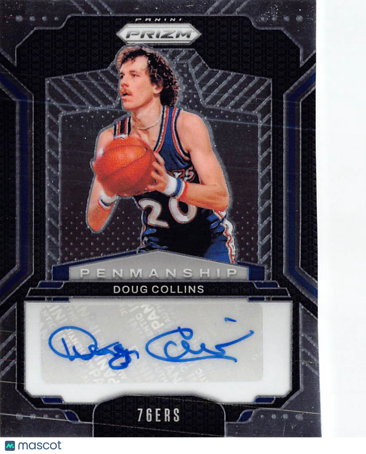 2024-25 Panini Prizm Penmanship Doug Collins Auto #PNM-DGC Philadelphia 76ers
