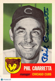 1953 Topps Baseball Archives The 1953 Series Phil Cavarretta Autograph #295 Cubs