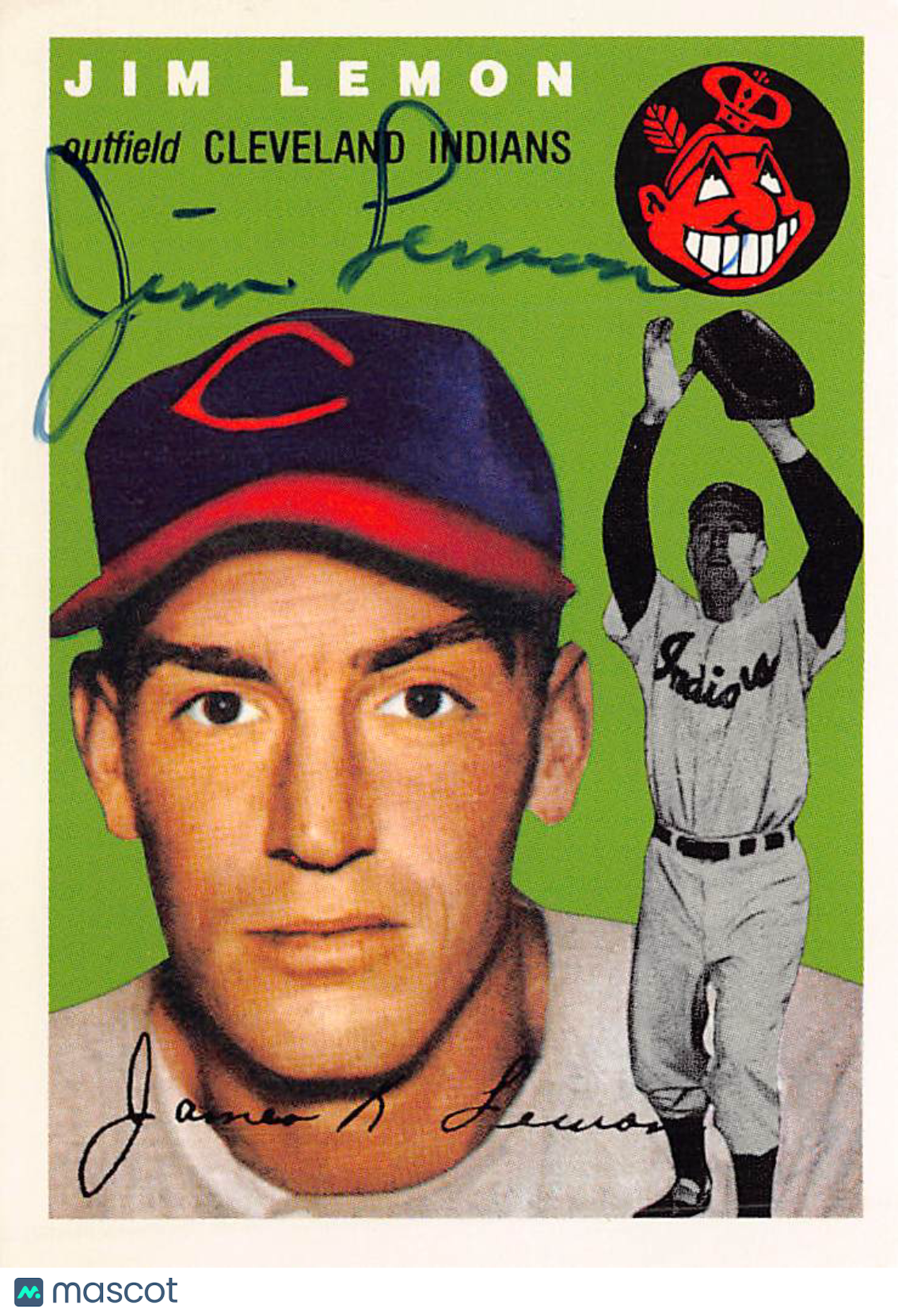 1994 Topps Archives Jim Lemon Autograph #103 Cleveland Indians