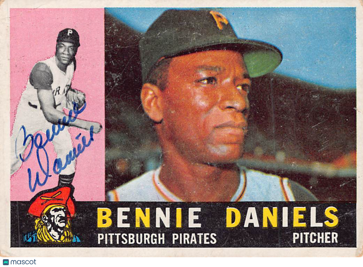 1959 Topps Bennie Daniels Autograph #91 Pittsburgh Pirates