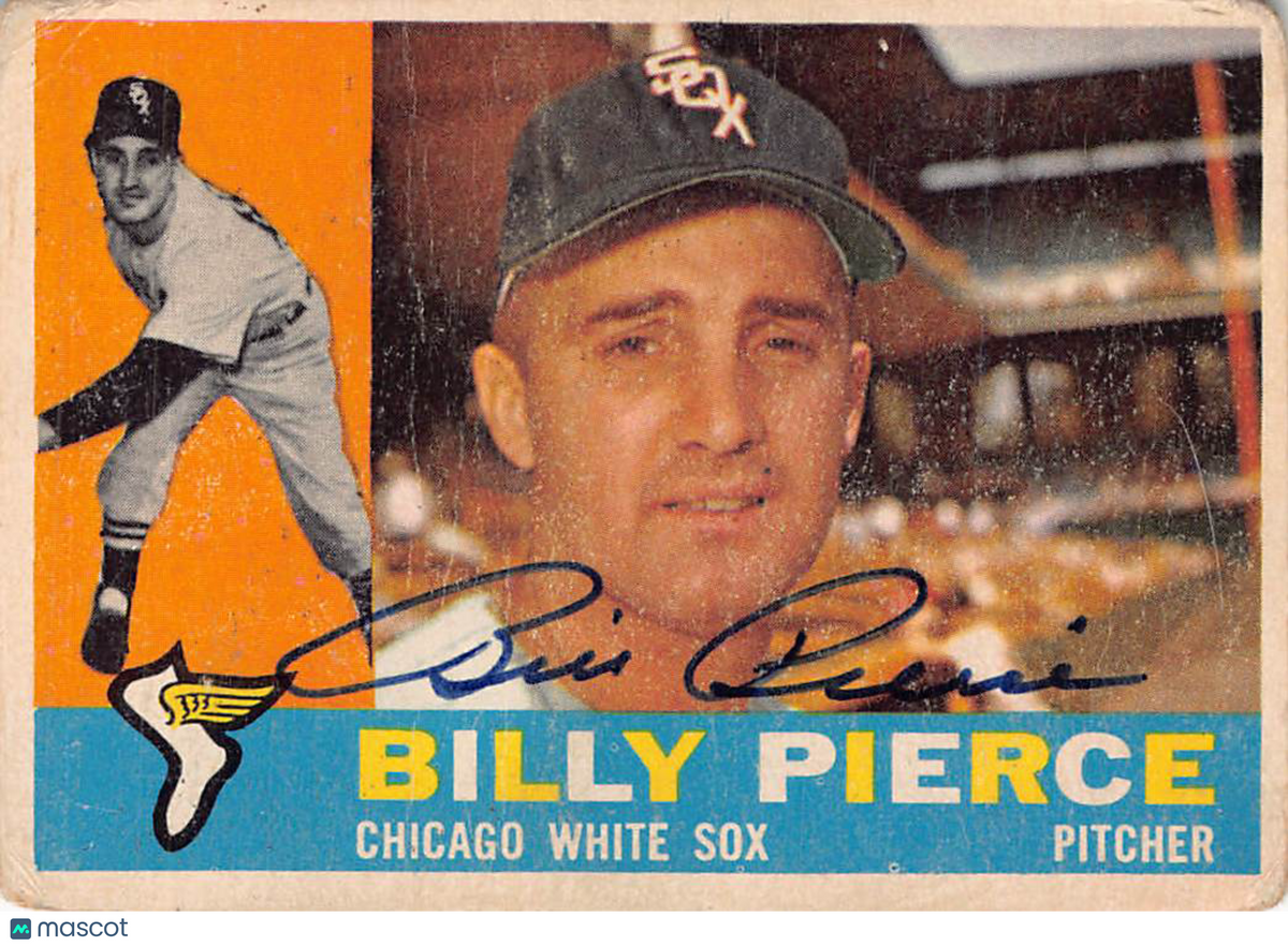 1959 Topps Billy Pierce Autograph #150 Chicago White Sox