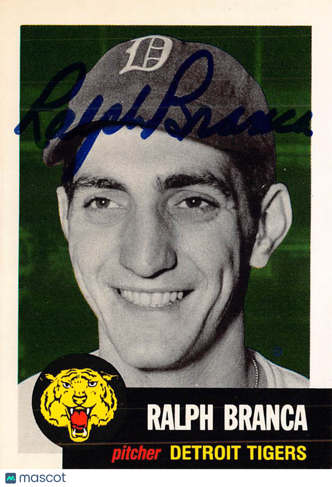 1991 Topps Baseball Archives Ultimate 1953 Ralph Branca Autograph #293 Tigers
