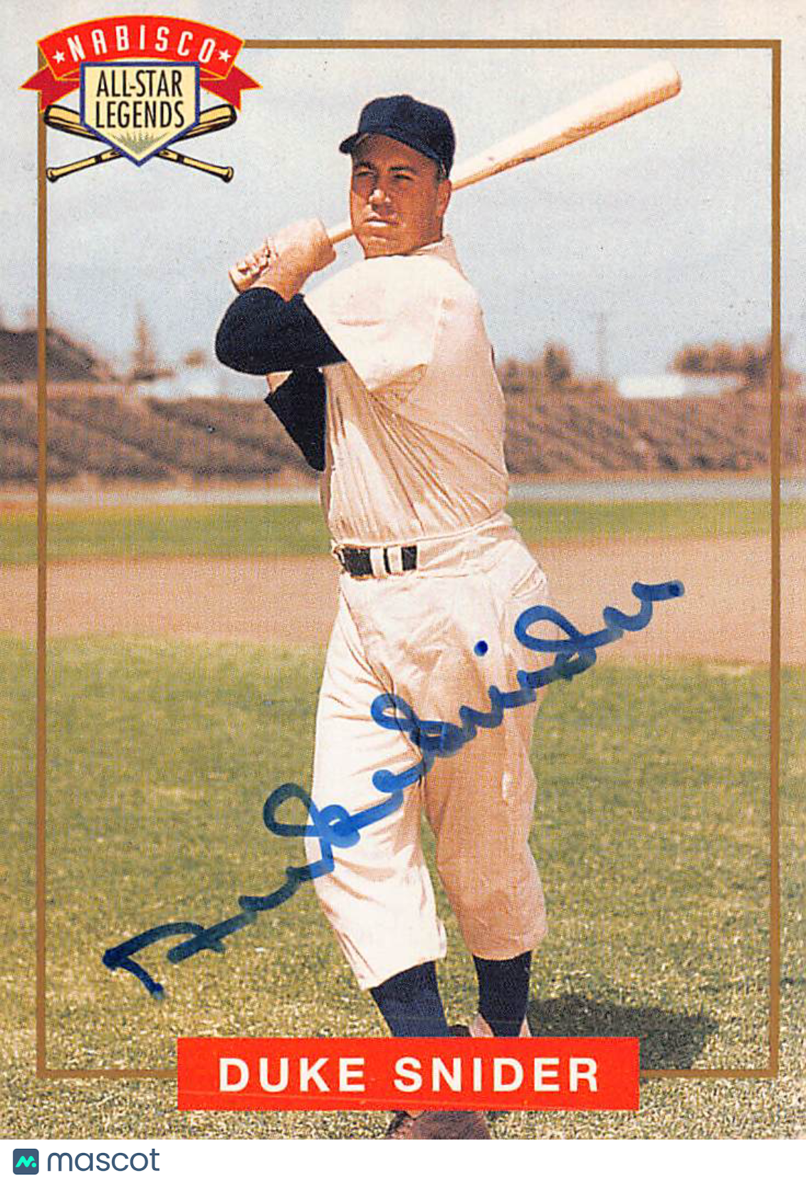 1994 Nabisco All-Star Legends Duke Snider Autograph Brooklyn Dodgers