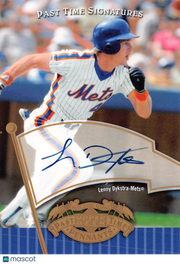 2005 Upper Deck Past Time Pennants Lenny Dykstra Autograph #LD New York Mets