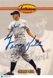 1993 The Ted Williams Card Company George Kell Autograph #39 Detroit Tigers