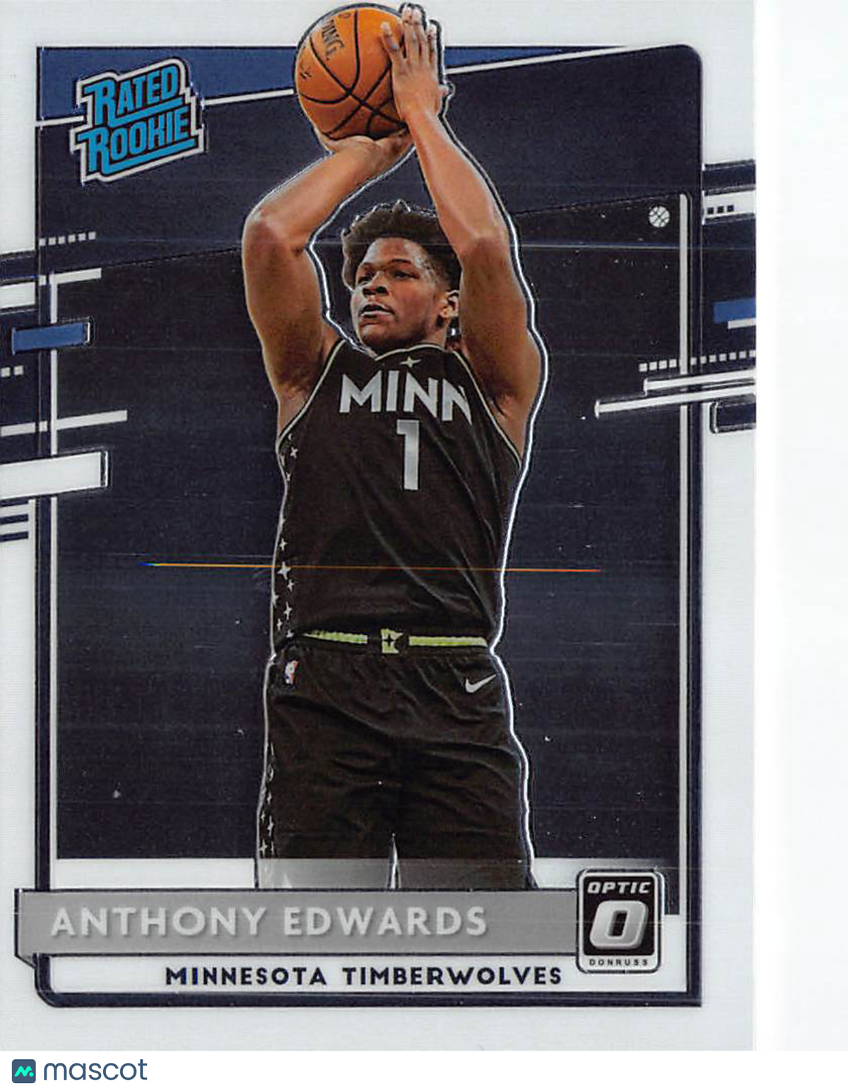 2020-21 Panini Donruss Optic Anthony Edwards Rookie #151 Minnesota Timberwolves