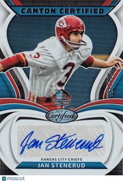 2025 Panini Certified Jan Stenerud Autograph /125 #CAN-JST Kansas City Chiefs