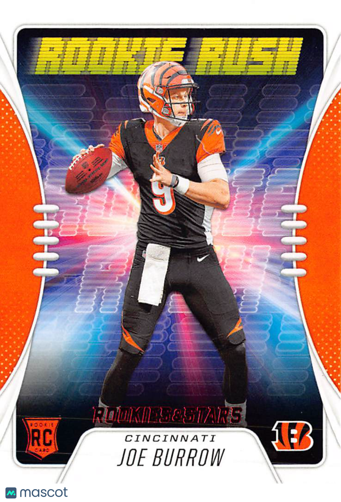 2020 Panini Rookies & Stars Joe Burrow Rookie RC Insert #RR-1 Cincinnati Bengals