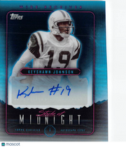 2024 Topps Midnight Football Keyshawn Johnson Autograph #SMA-KJ New York Jets