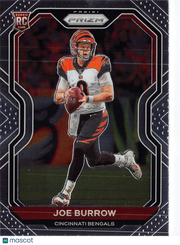 2020 Panini Prizm Football Joe Burrow Rookie RC #307 Cincinnati Bengals