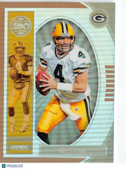1995 Panini Legacy Football Brett Favre Bronze Prizm /35 #112 Green Bay Packers