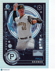 2024 Bowman Chrome Bowman A.I. Paul Skenes Rookie #BAI-15 Pittsburgh Pirates