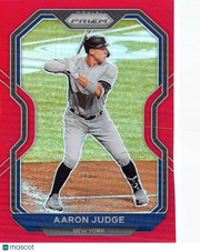 2021 Panini Prizm Baseball Aaron Judge Red #212 New York Yankees