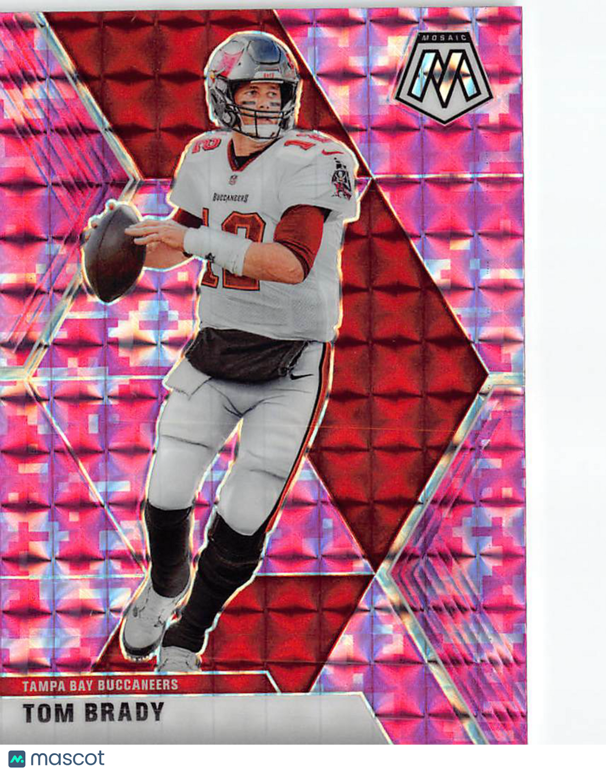 2020 Panini Mosaic Tom Brady Pink Camo #135 Tampa Bay Buccaneers