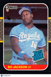 1986 Donruss Bo Jackson Rookie #35 Kansas City Royals